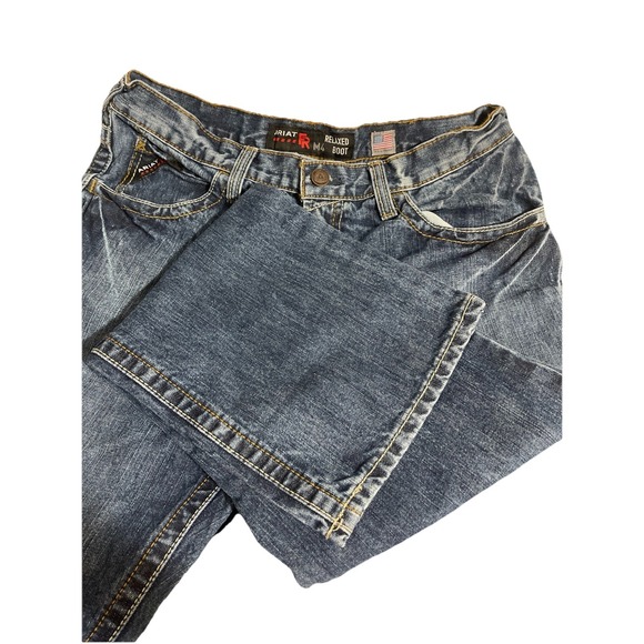 Ariat FR M4 Relaxed Boot Denim Workwear Jeans Size 34 X 30 - Picture 4 of 6